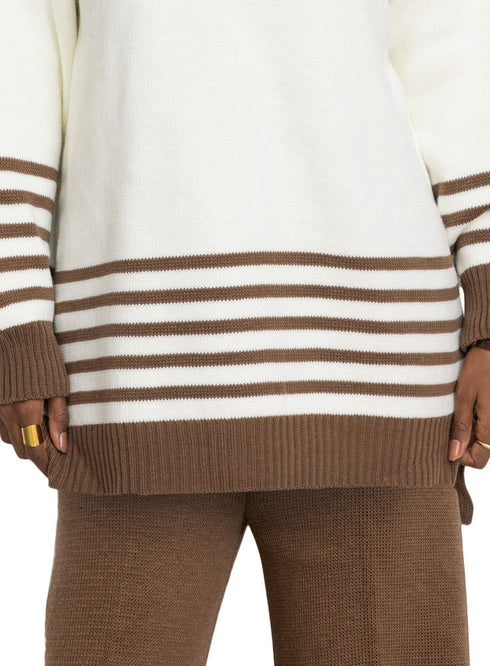 Wood Striped Knit Suit 2 - Khotwh