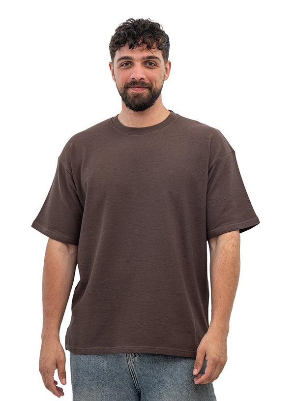Wood V-Crunchy-Oversize Round T-Shirt - Khotwh