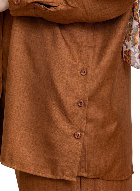 Wood V - Linen Suit - Khotwh