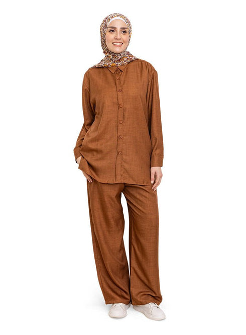 Wood V - Linen Suit - Khotwh