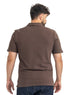 Wood V-Neck Crunchy-Oversize T-Shirt - Khotwh