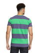 W.Striped Green Striped Round T-shirt - Khotwh