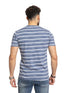 W.Striped Storm Striped Round T-shirt - Khotwh