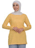 Yellow Striped Long - Sleeve - Khotwh