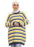 Yellow Striped Pullover Design 2 - Khotwh