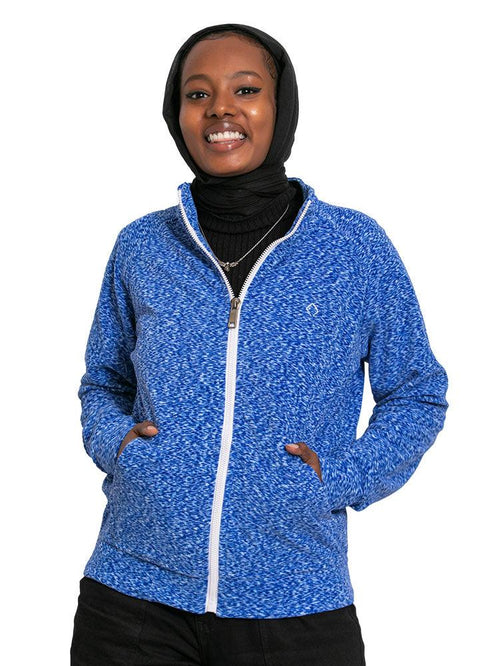 Zebra Blue Ocean Sporting SW - Zipper - Khotwh