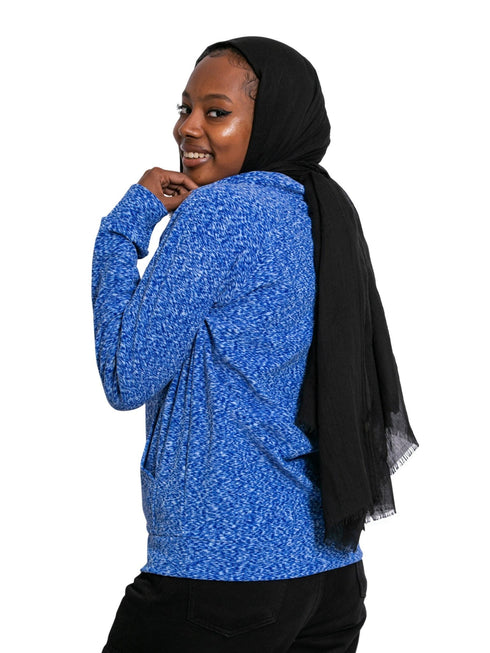 Zebra Blue Ocean Sporting SW - Zipper - Khotwh