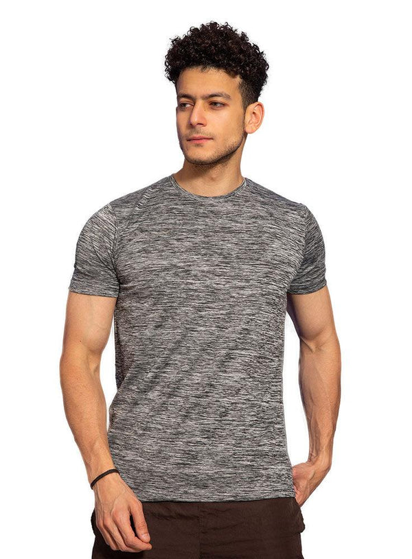 Zebra - Gunmetal Sigma Round T-shirt - Khotwh