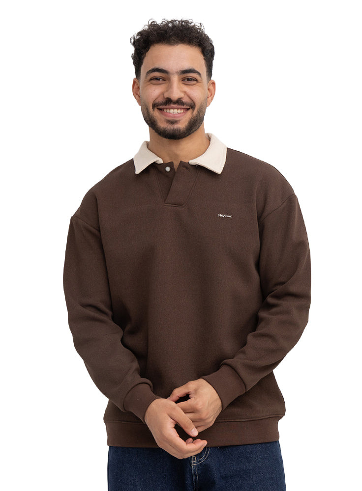 Dark Brown Design 7002 NF-Sw-Shirt