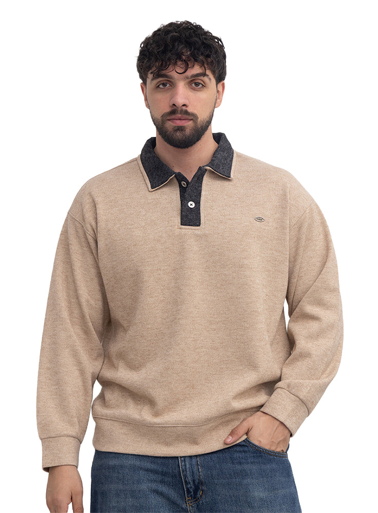 Beige Design 8404 MK-SW-Shirt