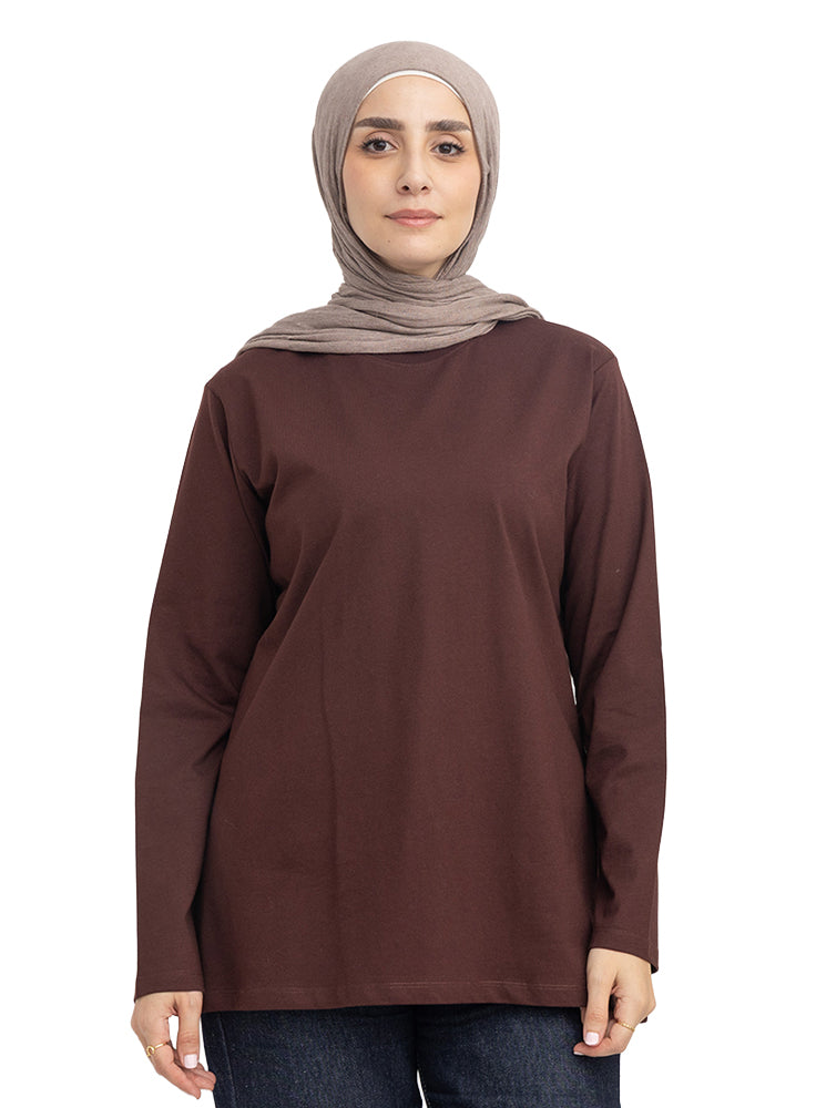 Bergundy Long-Sleeve