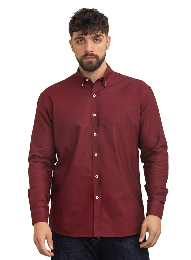 Brick Red Oxford Shirt