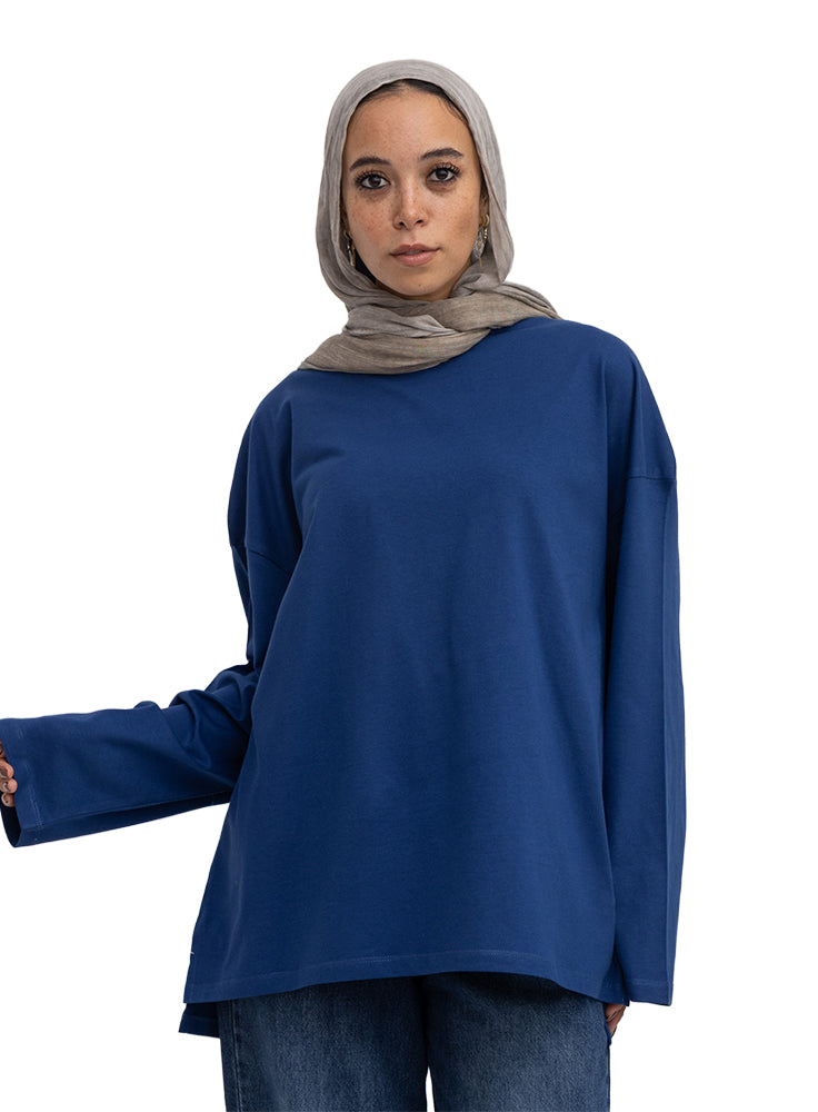 Castle V-Over Size Long-Sleeve
