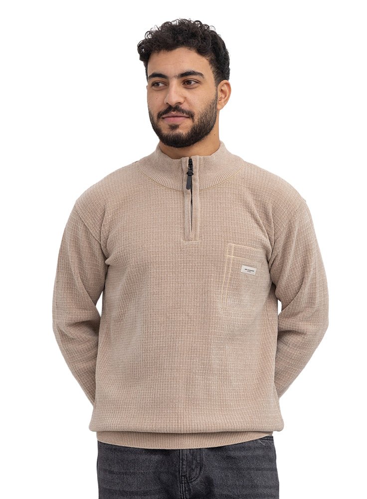 Beige Design 2633 PF-Basic pullover