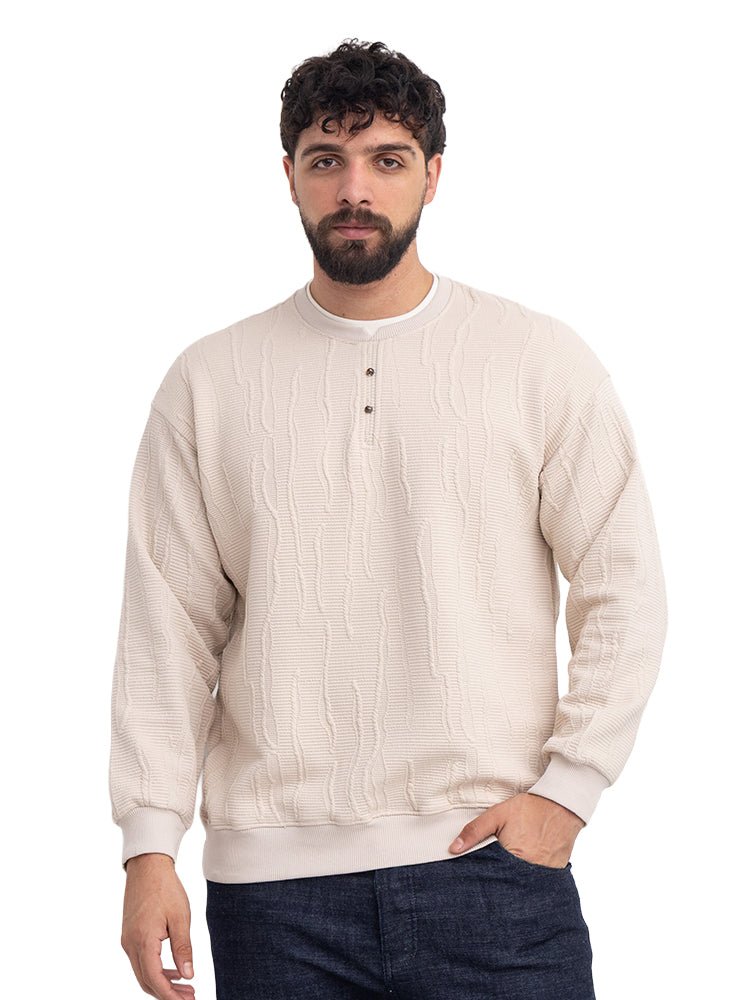 Beige Design 7419 MK-SW-Shirt