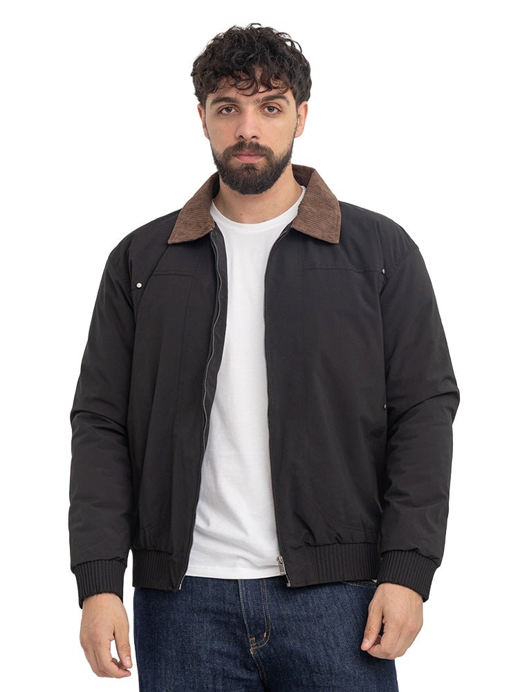 Black 1 Design 2686 Puffer Jacket