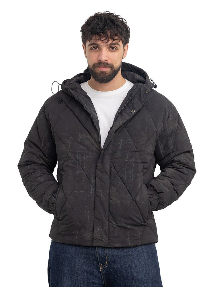 Black Design 2008 Puffer Jacket