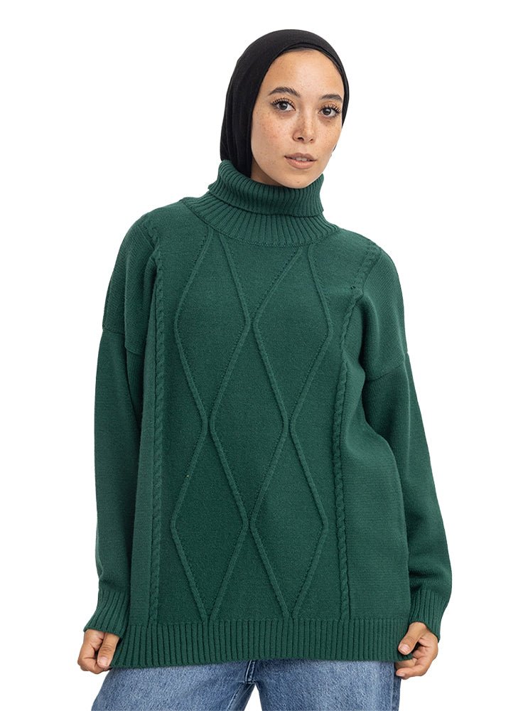 Cactus  Rhombus High Cole Pullover