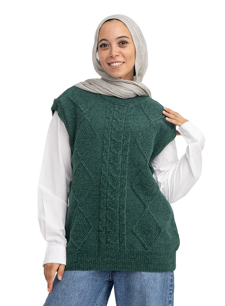 Cactus Velvet Cut Pullover