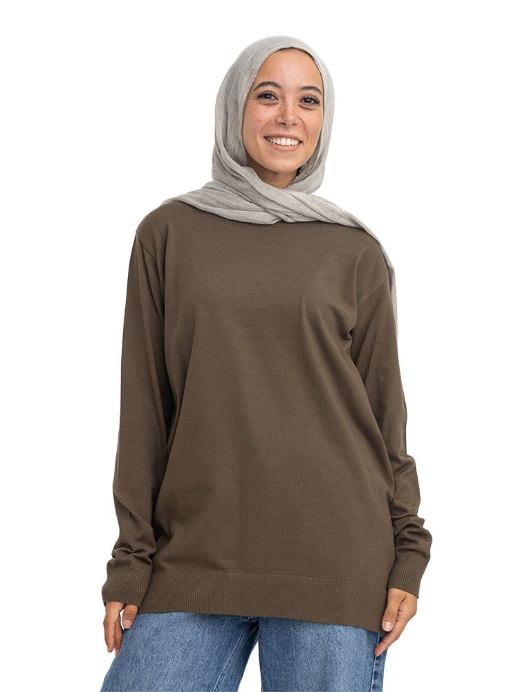 Cedar Round Knit Pullover