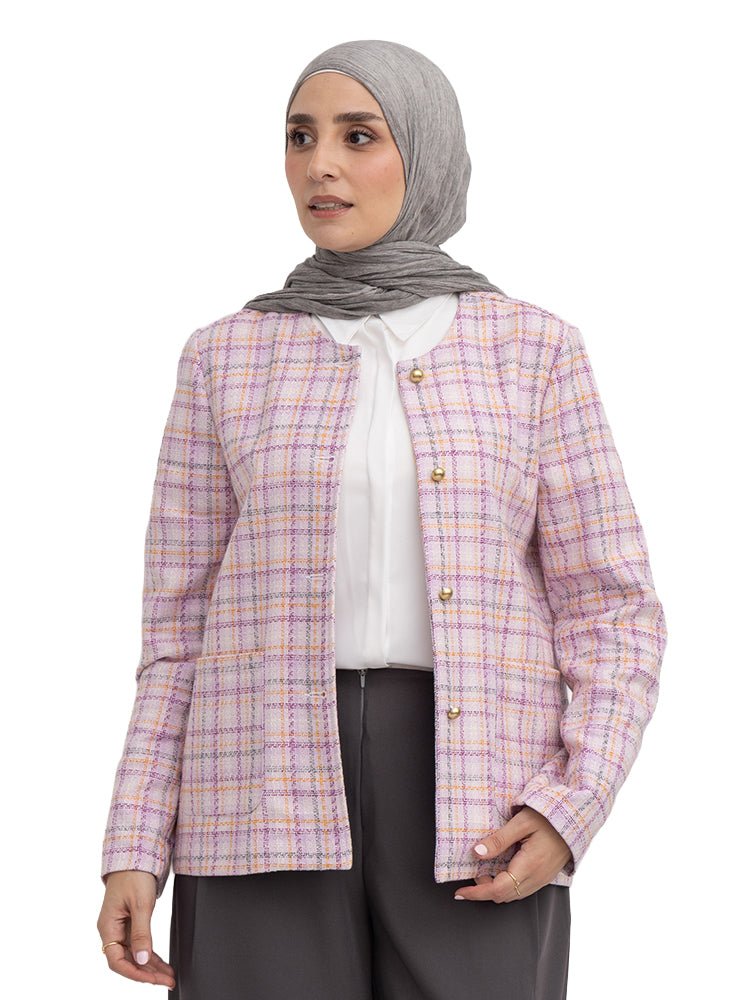 Design 1 Checkered Blazer