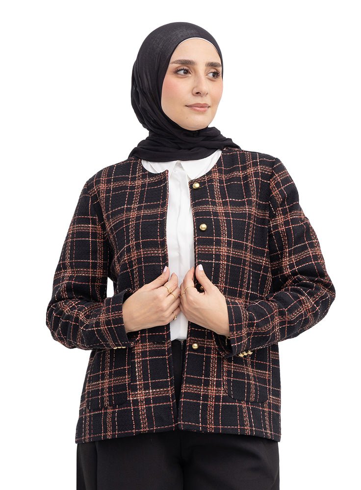 Design 2 Checkered Blazer