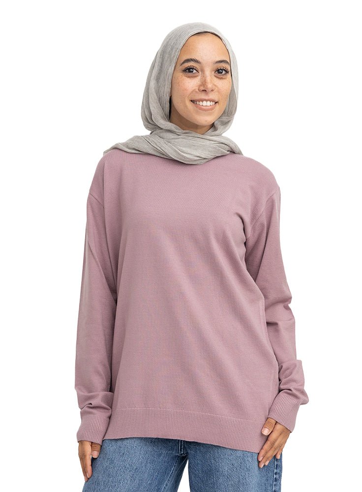 Kashmir Round Knit Pullover