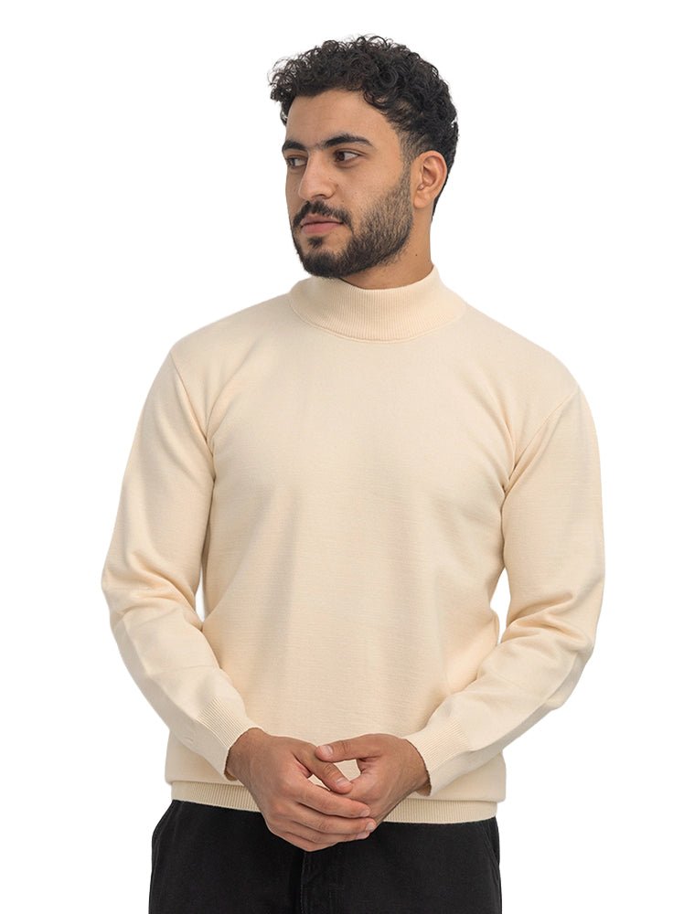 Latte Half Cole Pullover