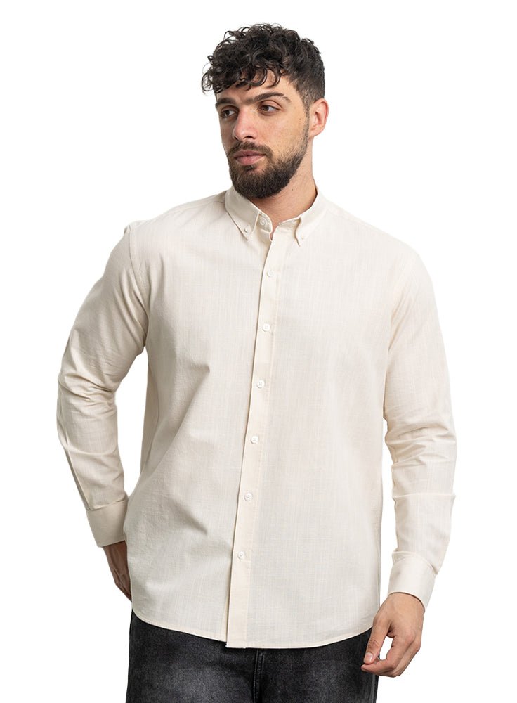 Latte Summer-Linen Shirt