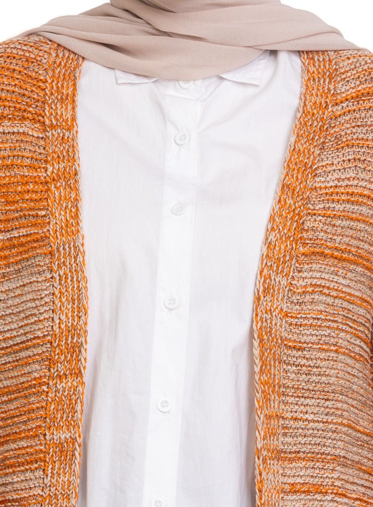 Women Cardigans | Orange Sh-Cardigan – Khotwh