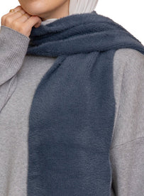 Storm Weather Fluffy Scarf