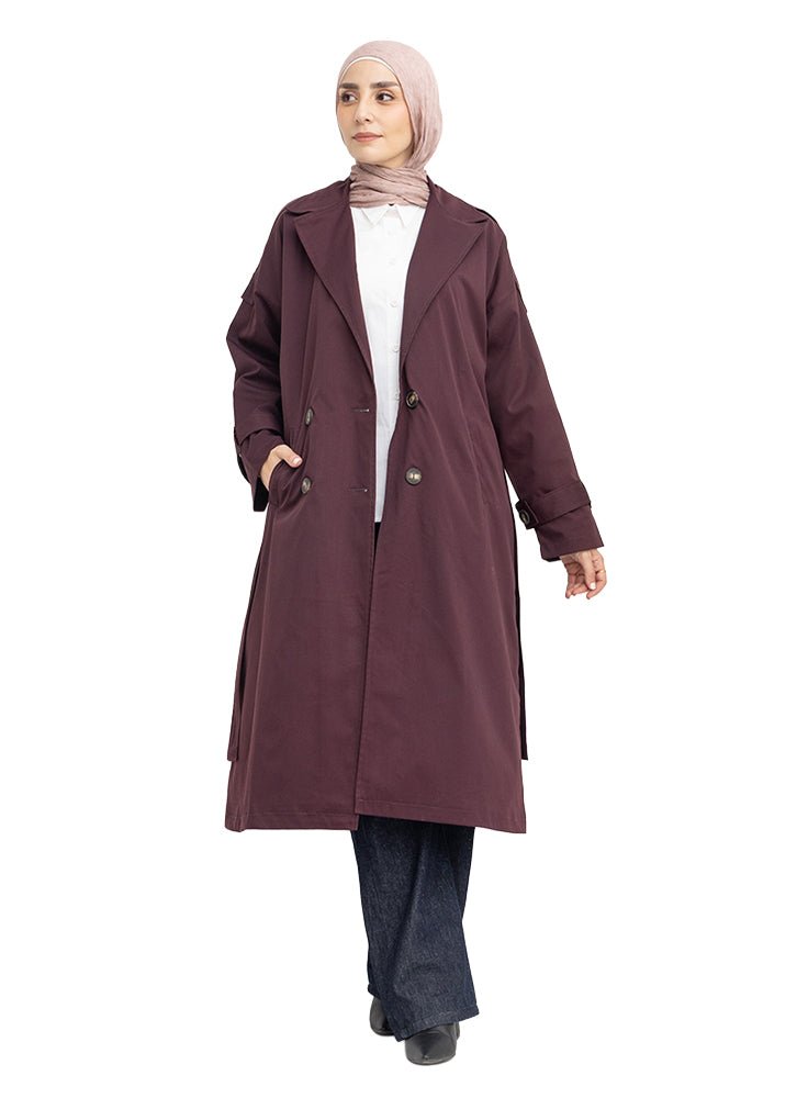 Violet RD-Trench Coat